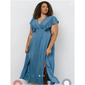 Baltic Born Jennifer Deep V Maxi Dress - XXXL - NWT